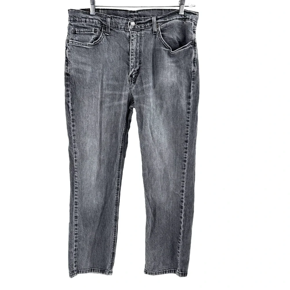 Levis 541 Straight Leg Jeans Men's 36X30 Vintage Black Wash Cowboy Rodeo Western